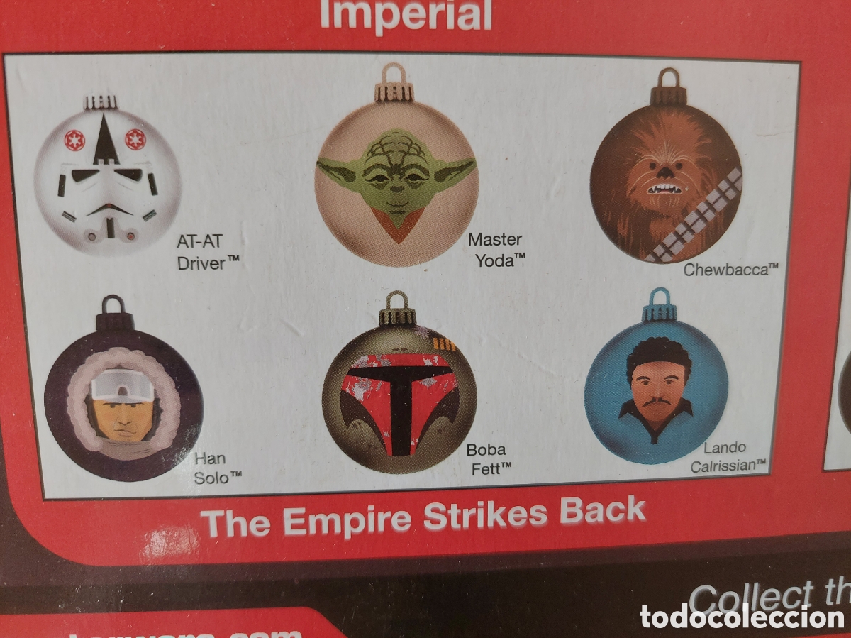 Cine: Bolas de Navidad Star Wars. Lote de 6 - Foto 2