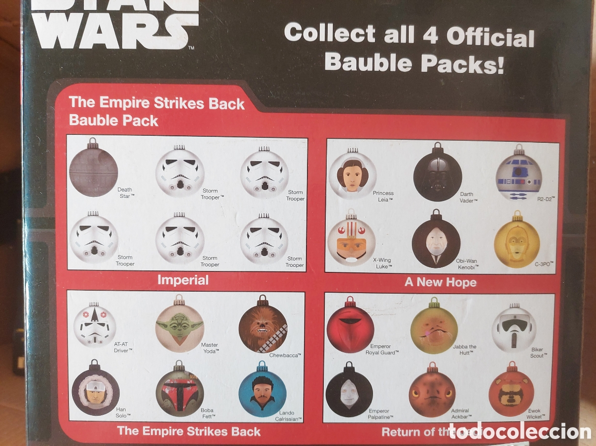 Cine: Bolas de Navidad Star Wars. Lote de 6 - Foto 3