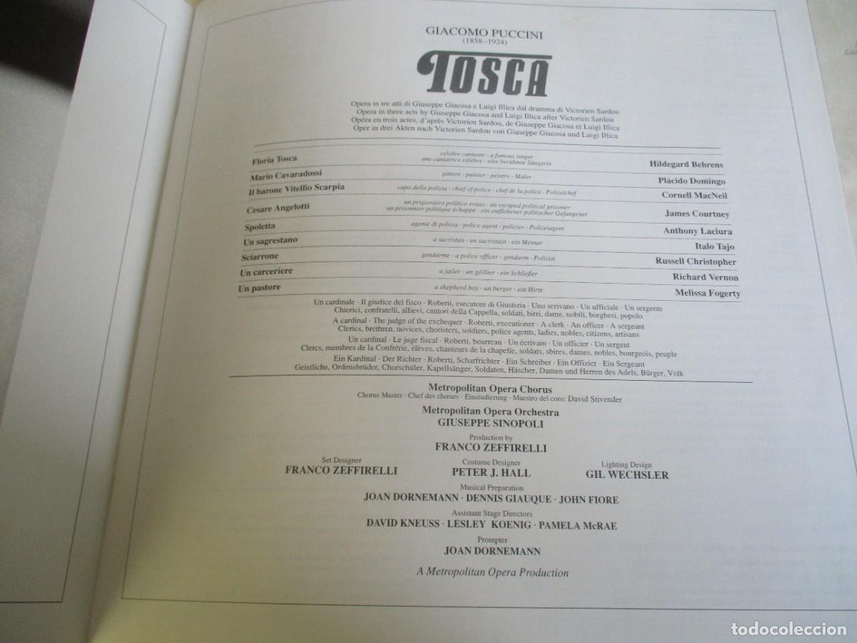 Cine: PUCCINI Tosca ( 2 Laser Disc) DI4504 - Foto 2