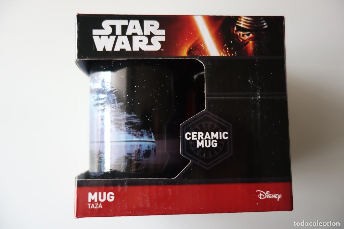 Cinema: STAR WARS: THE FORCE AWAKEN: Death Star NEGRA. EPISODIO VII. TAZA OFICIAL DISNEY. DESCATALOGADA