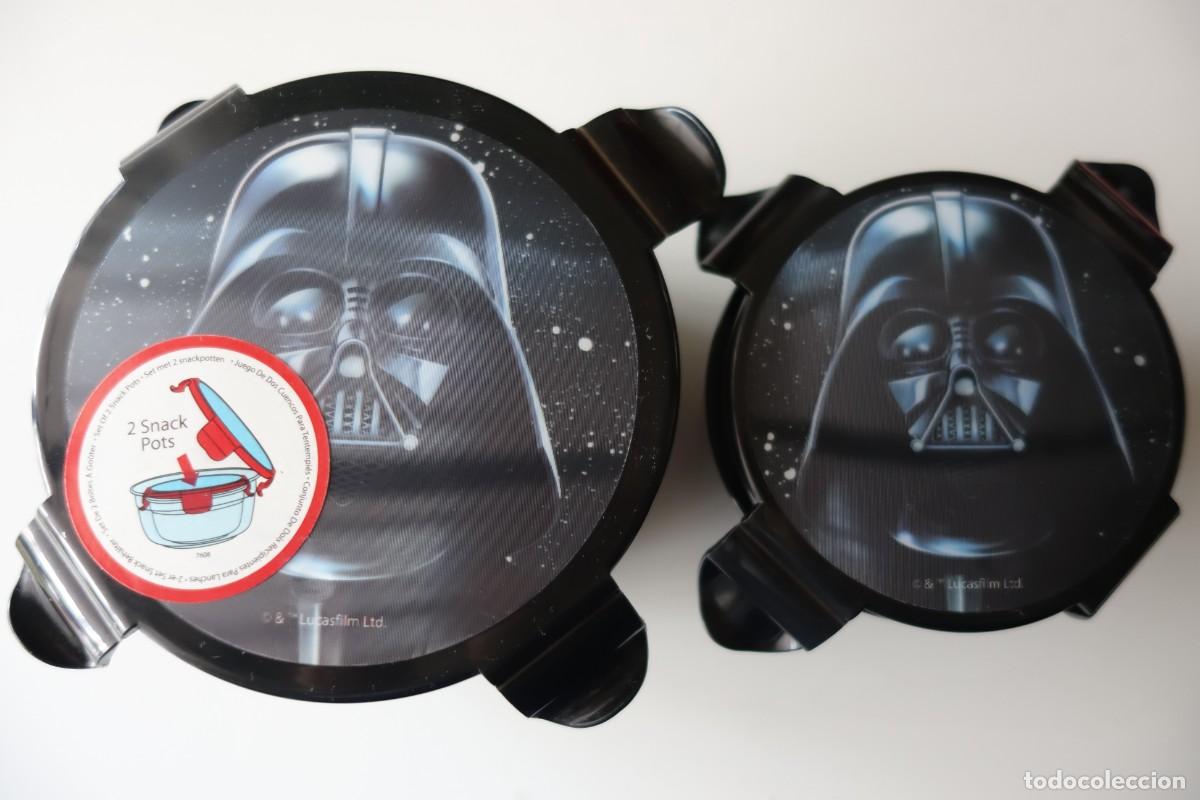 Cinema: STAR WARS: Set de 2 recipientes porta-comida. OFICIAL. DESCATALOGADO