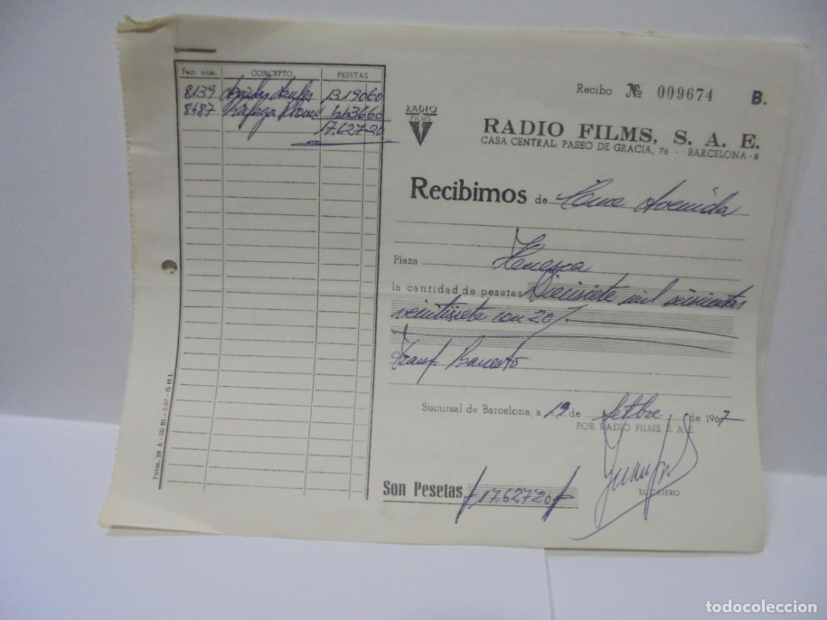 Cinema: HUESCA. CINE AVENIDA. RADIO FILMS. 1967. FACTURAS POR AGUILAS AZULES, UNA RAFAGA DE PLOMO.