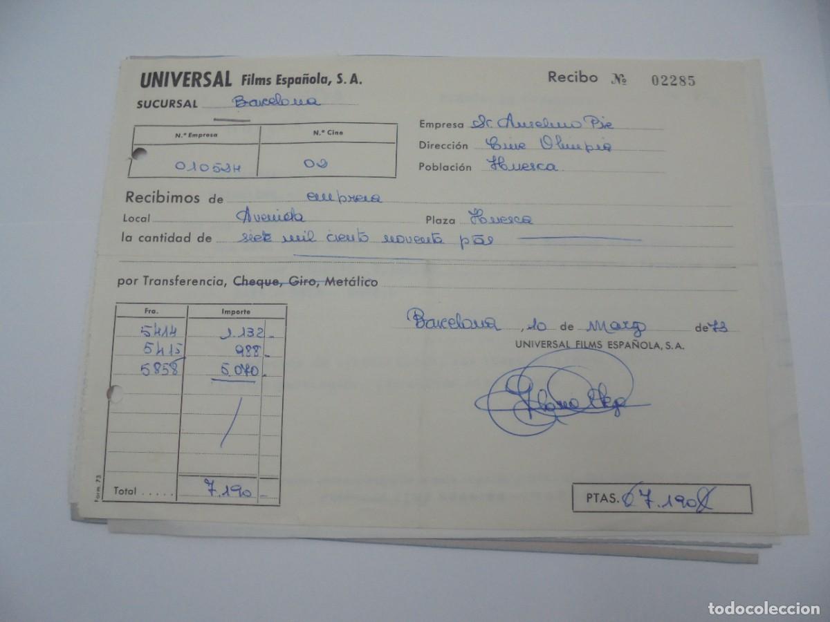 Cinema: HUESCA. CINE AVENIDA. UNIVERSAL FILMS. 1973. FACTURAS POR EL TEMPLO DEL HAMPA.EL HOMBRE PERDIDO.LEER