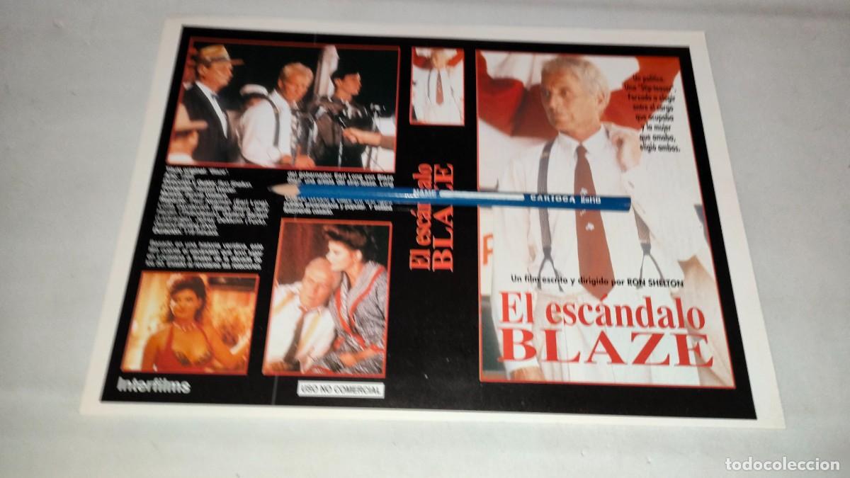 Cin&eacute;ma: CAR&Aacute;TULA VHS &bull; EL ESC&Aacute;NDALO BLAZE (RON SHELTON)