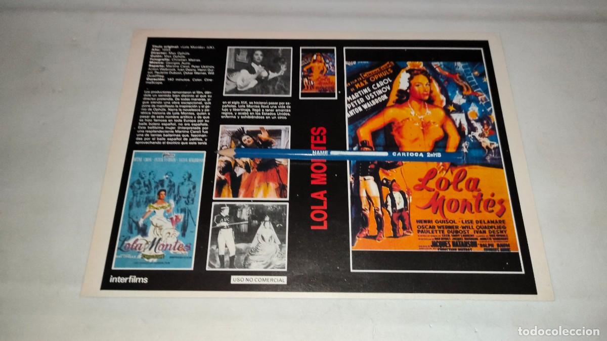 Cin&eacute;ma: CAR&Aacute;TULA VHS &bull; LOLA MONTES (MAX OPH&Uuml;LS)
