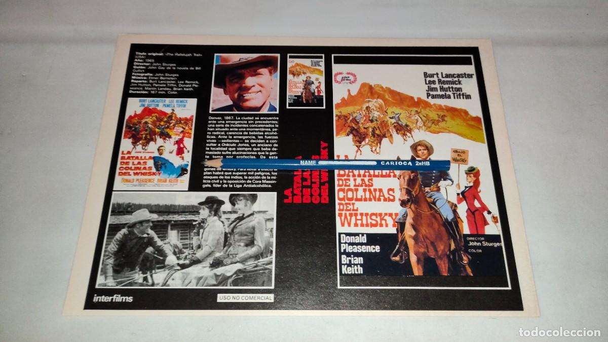 Cin&eacute;ma: CAR&Aacute;TULA VHS &bull; LA BATALLA DE LAS COLINAS DEL WHISKY (JOHN STURGES)