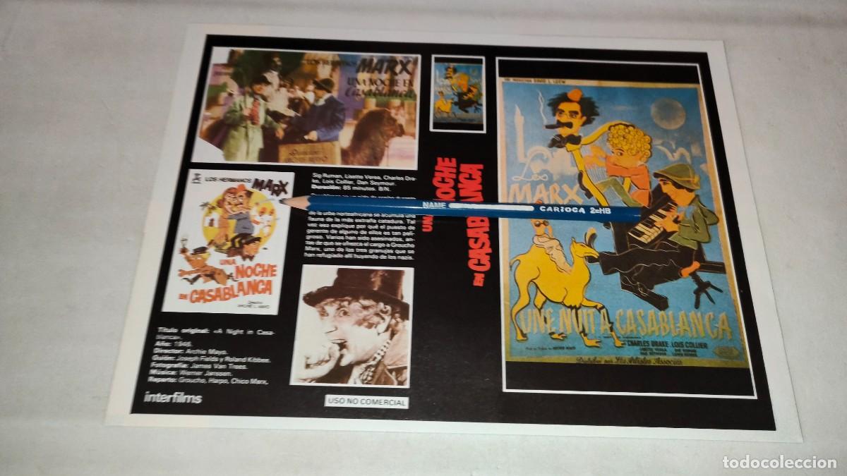 Cinema: CAR&Aacute;TULA VHS &bull; UNA NOCHE EN CASABLANCA (ARCHIE MAYO)