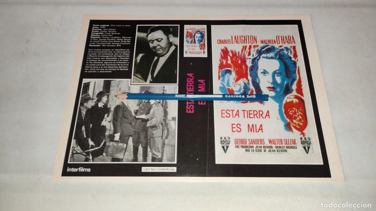 Cinema: CAR&Aacute;TULA VHS &bull; ESTA TIERRA ES M&Iacute;A (JEAN RENOIR)