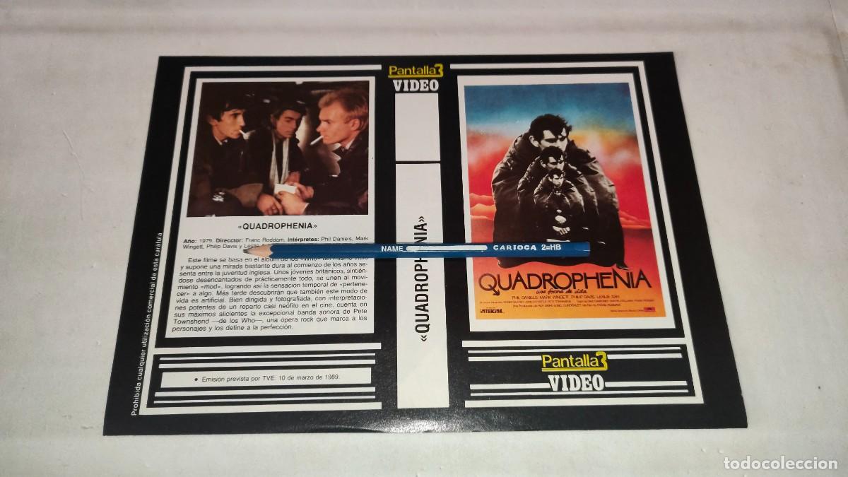 Cin&eacute;ma: CAR&Aacute;TULA VHS &bull; QUADROPHENIA (FRANC RODDAM)