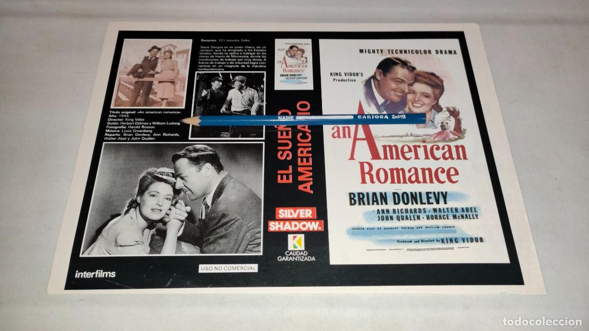 Cin&eacute;ma: CAR&Aacute;TULA VHS &bull; EL SUE&Ntilde;O AMERICANO (KING VIDOR)