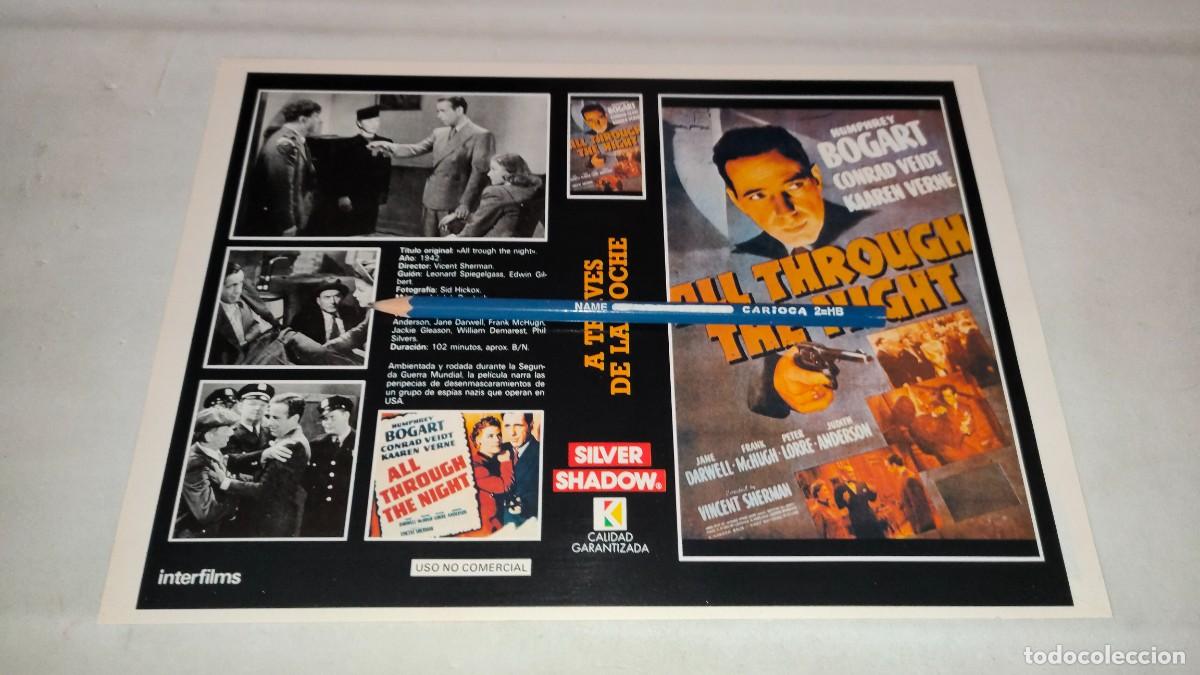 Cinema: CAR&Aacute;TULA VHS &bull; A TRAV&Eacute;S DE LA NOCHE (VINCENT SHERMAN)