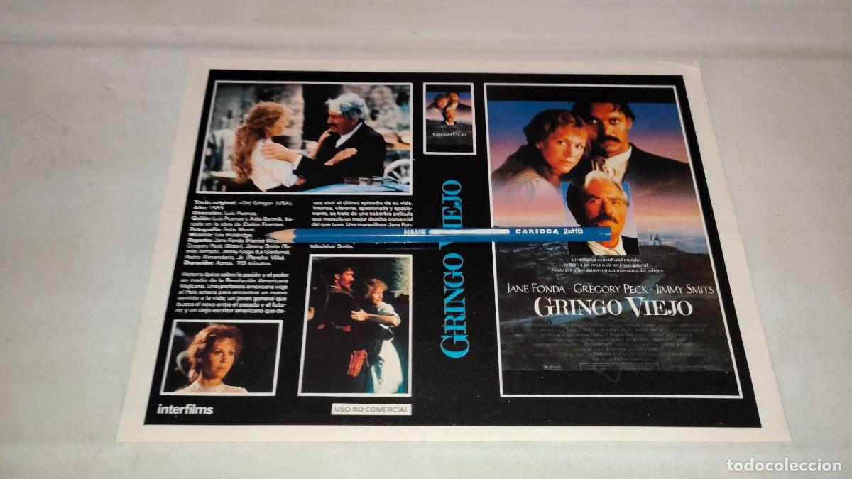 Cinema: CAR&Aacute;TULA VHS &bull; GRINGO VIEJO (LUIS PUENZO)