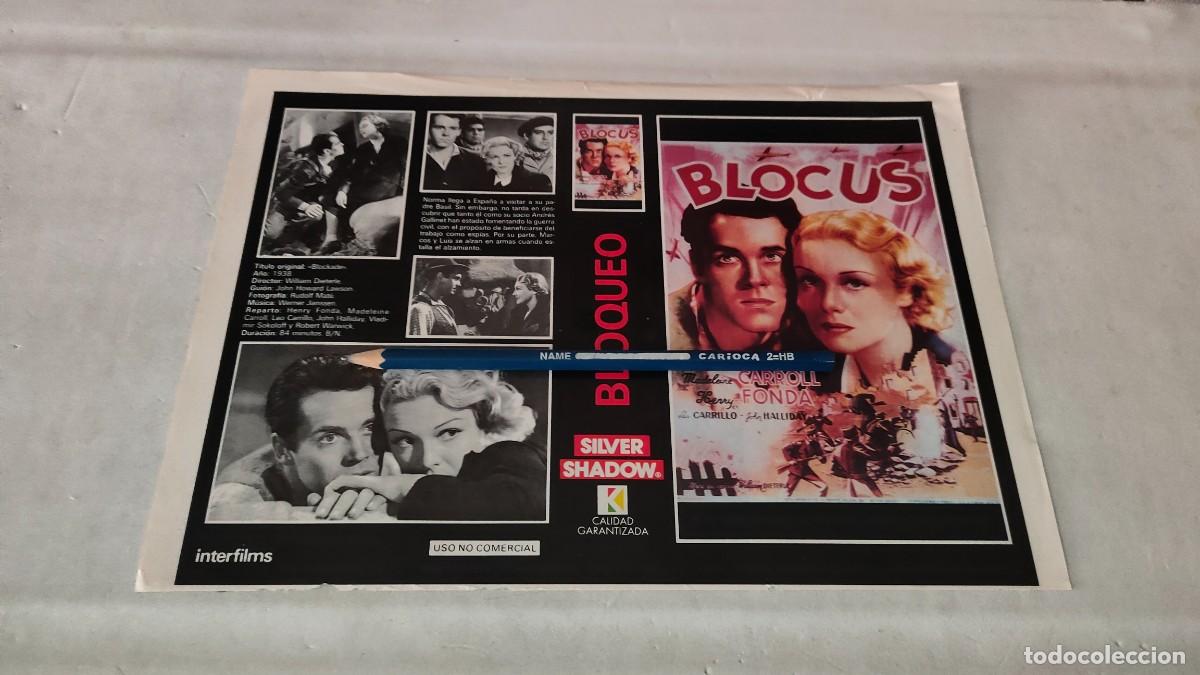 Cinema: CAR&Aacute;TULA VHS &bull; BLOQUEO (WILLIAM DIETERLE)