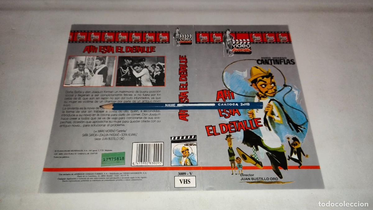 Cinema: CAR&Aacute;TULA VHS &bull; AH&Iacute; EST&Aacute; EL DETALLE (JUAN BUSTILLO ORO)