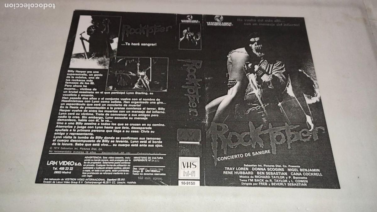 Kino: CAR&Aacute;TULA VHS &bull; CONCIERTO DE SANGRE (FRED SEBASTIAN)