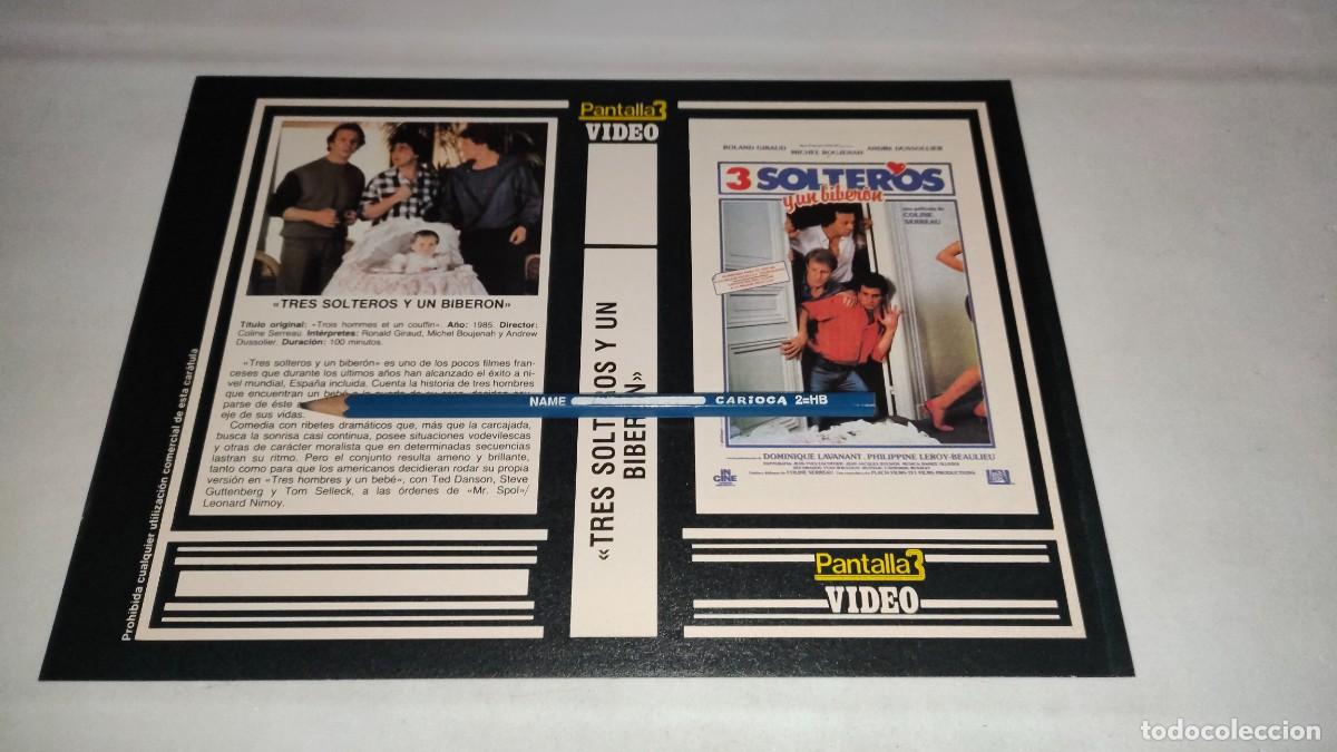 Cinema: CAR&Aacute;TULA VHS &bull; TRES SOLTEROS Y UN BIBER&Oacute;N (COLINE SERREAU)