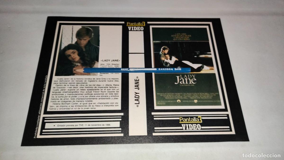 Kino: CAR&Aacute;TULA VHS &bull; LADY JANE + LA MITAD DEL CIELO