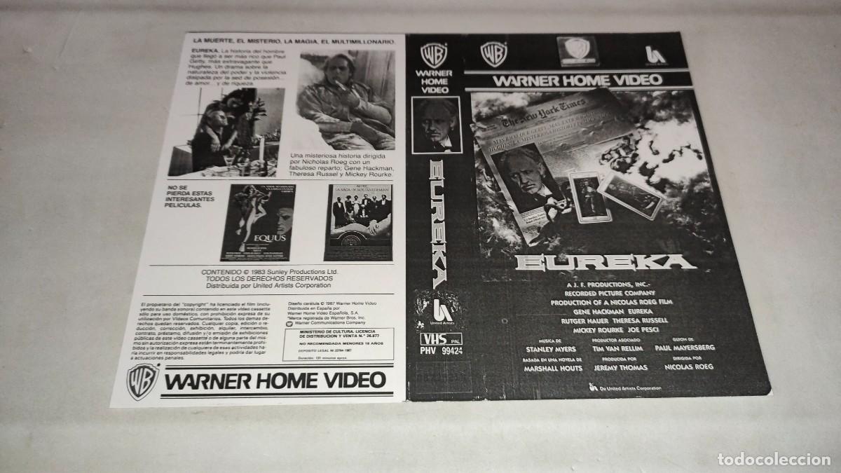 Cin&eacute;ma: CAR&Aacute;TULA VHS &bull; EUREKA (NICOLAS ROEG)