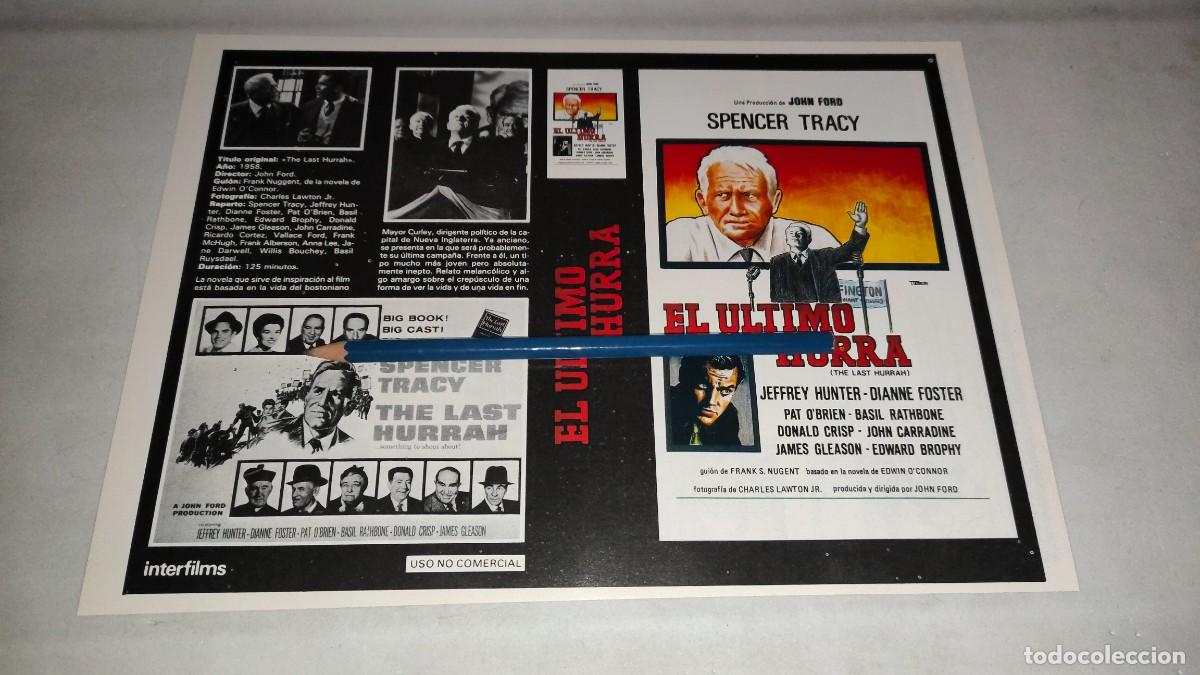 Cine: CAR&Aacute;TULA VHS &bull; EL &Uacute;LTIMO HURRA (JOHN FORD) - Foto 1