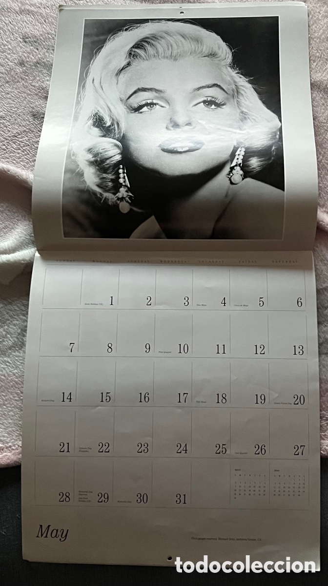 Cine: CALENDARIO A&Ntilde;O 2000 MARILYN MONROE - Foto 3