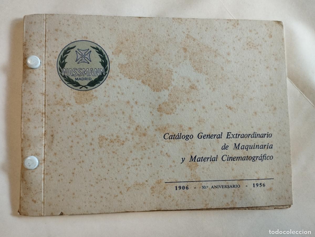 Cine: CATALOGO DE MAQUINARIA Y MATERIAL CINEMATOGRAFICO 1956 cinemascope pantallas sonido opticas etc