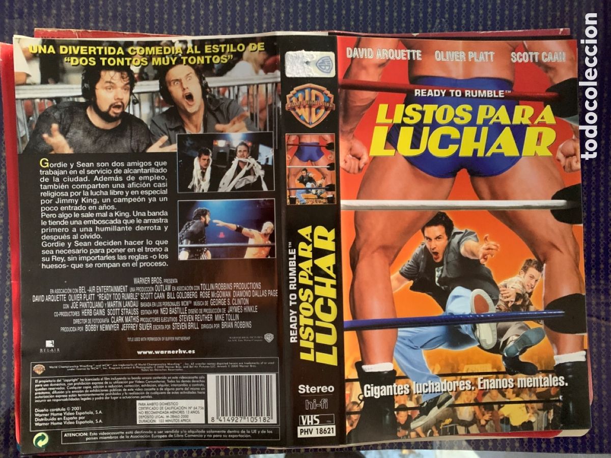 Cine: Listos para luchar (Solo car&aacute;tula original VHS)