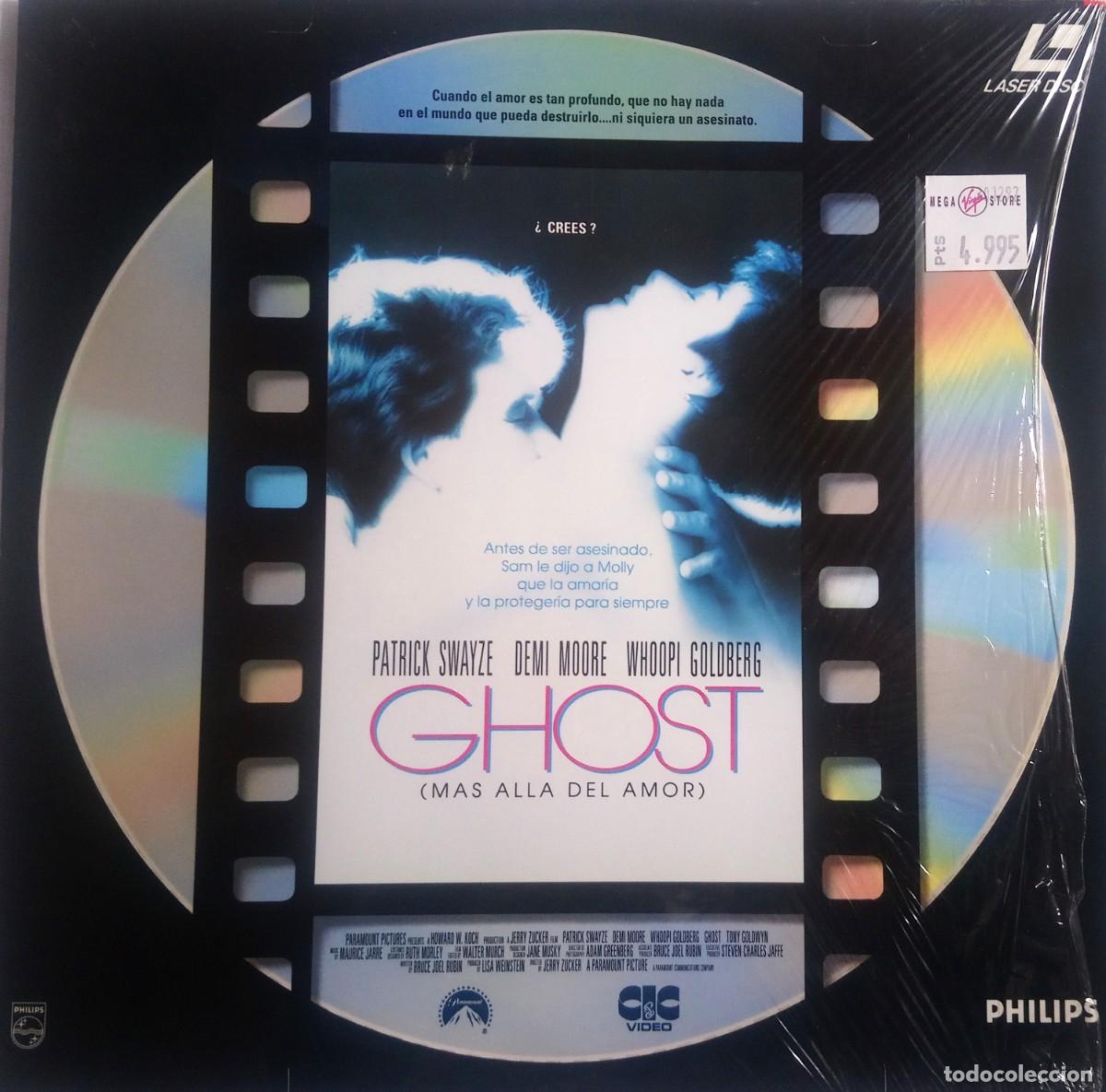 Cine: GHOST. M&Aacute;S ALL&Aacute; DEL AMOR. LASER DISC - Foto 1