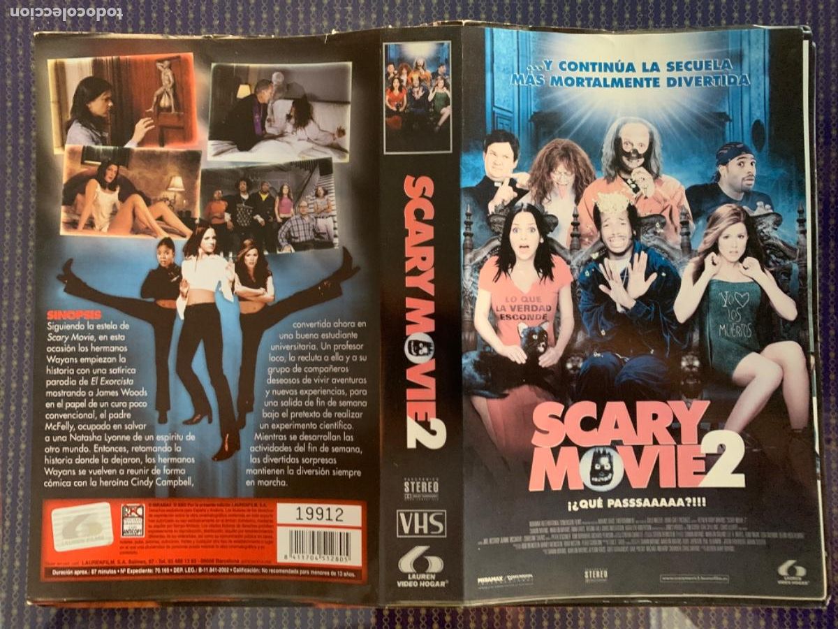 Cine: Scary Movie 2 (Solo car&aacute;tula original VHS)