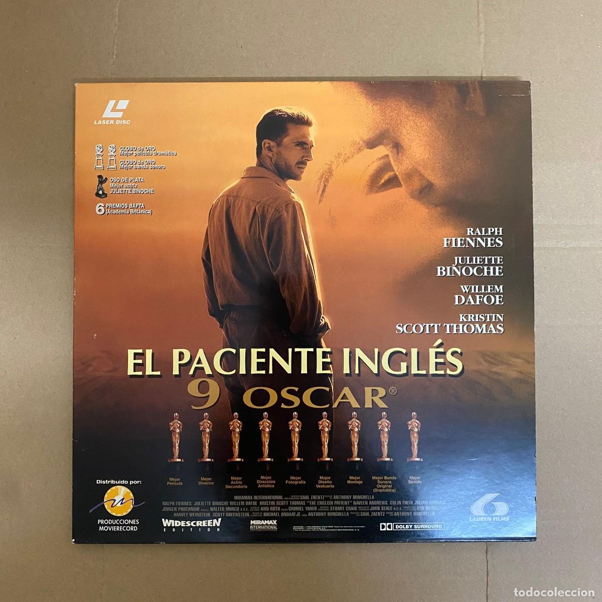Cine: El paciente Ingl&eacute;s en Laser Disc - Foto 1