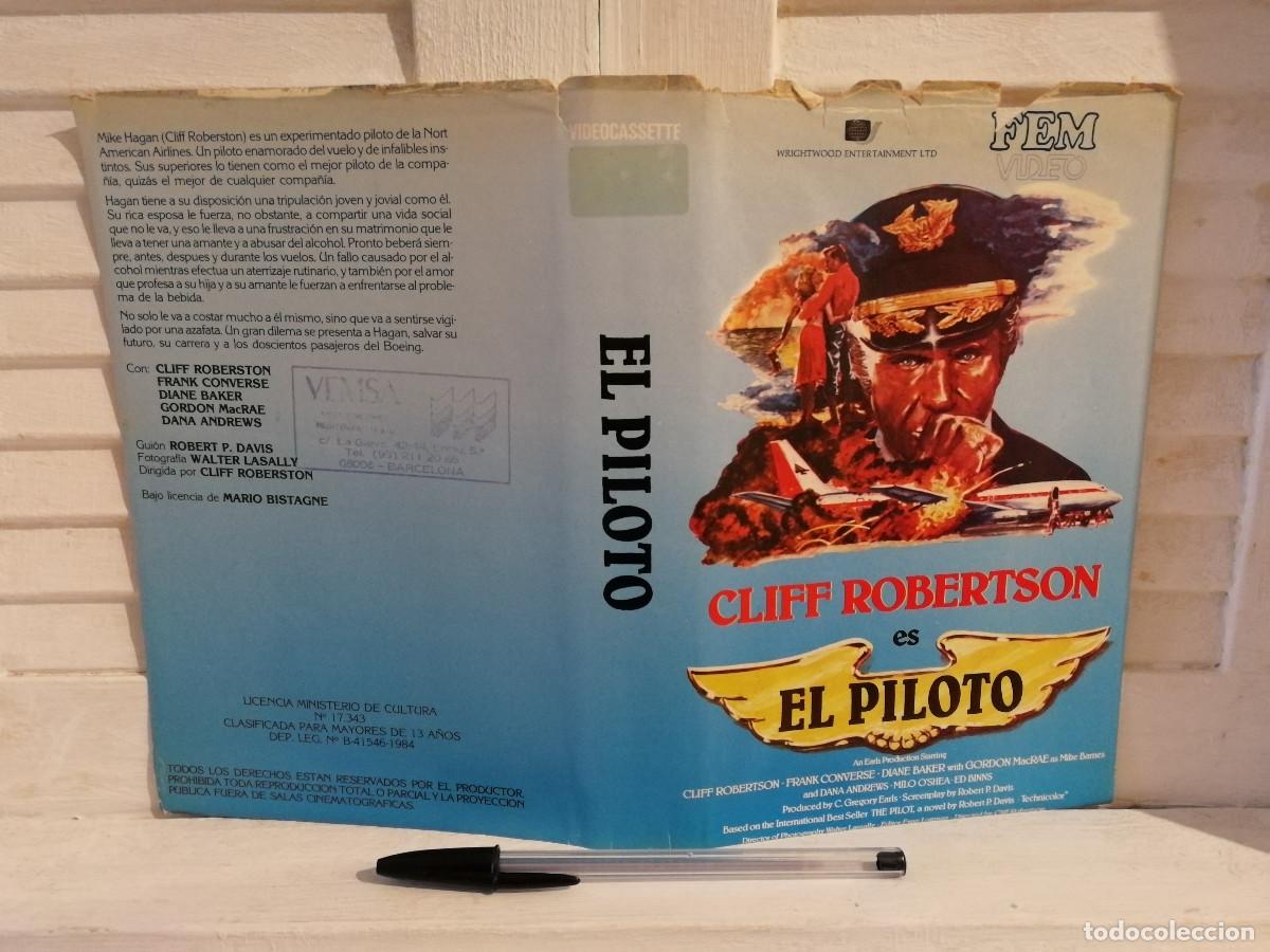 Cine: CARATULA ORIGINAL A4- EL PILOTO - CLIFF ROBERTSON