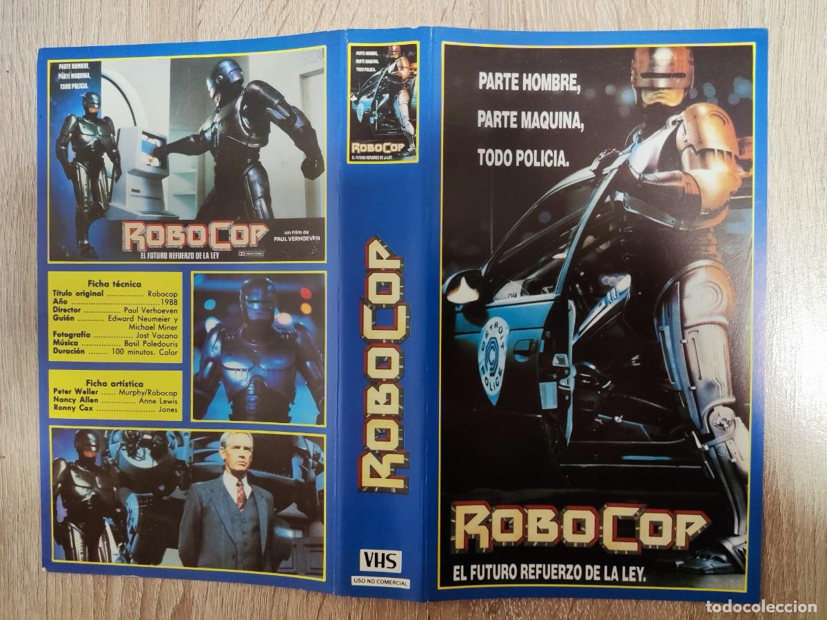 Cine: SOLO CARATULA CACITEL - ROBOCOP - PETER WELLER, PAUL VERHOEVEN