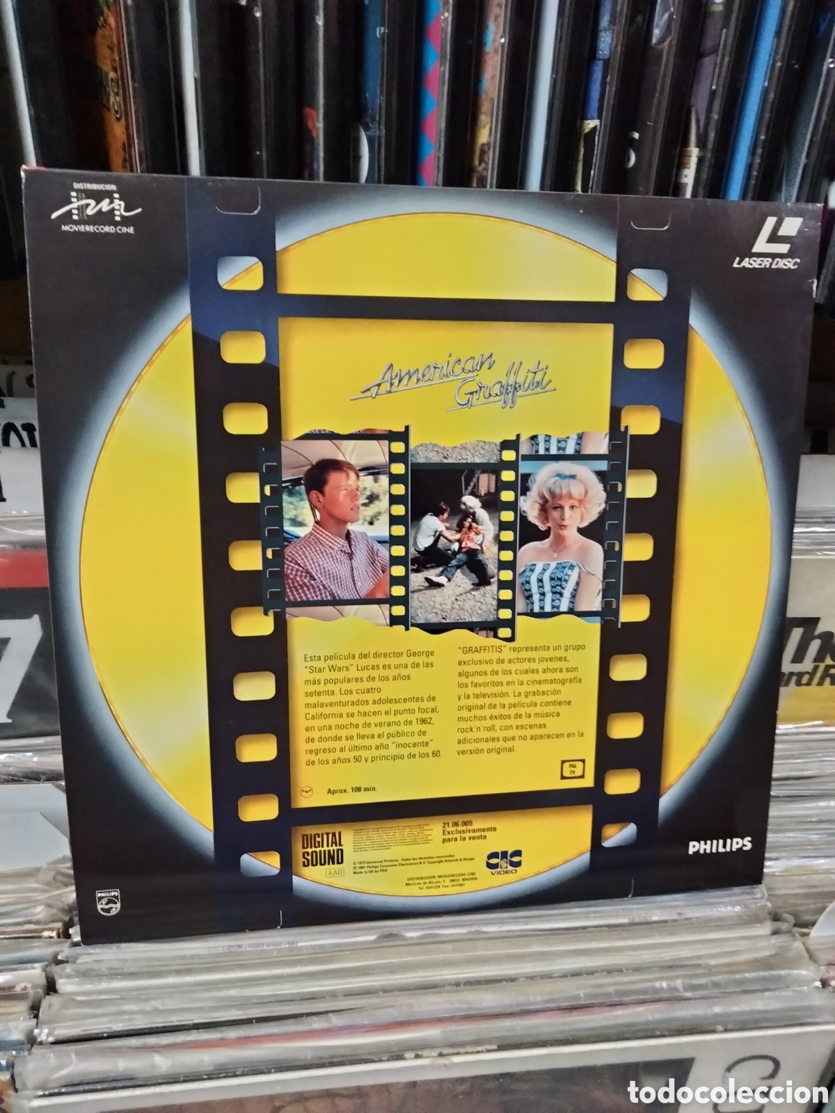 Cine: Laser Disc American graffiti versi&oacute;n extendida - Foto 2