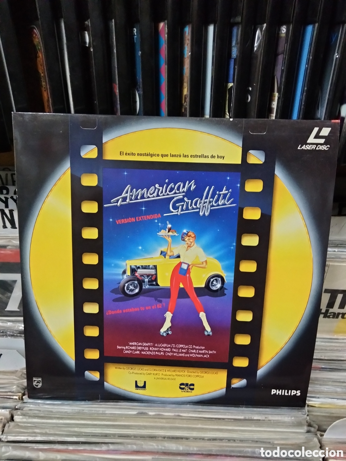 Cine: Laser Disc American graffiti versi&oacute;n extendida - Foto 1
