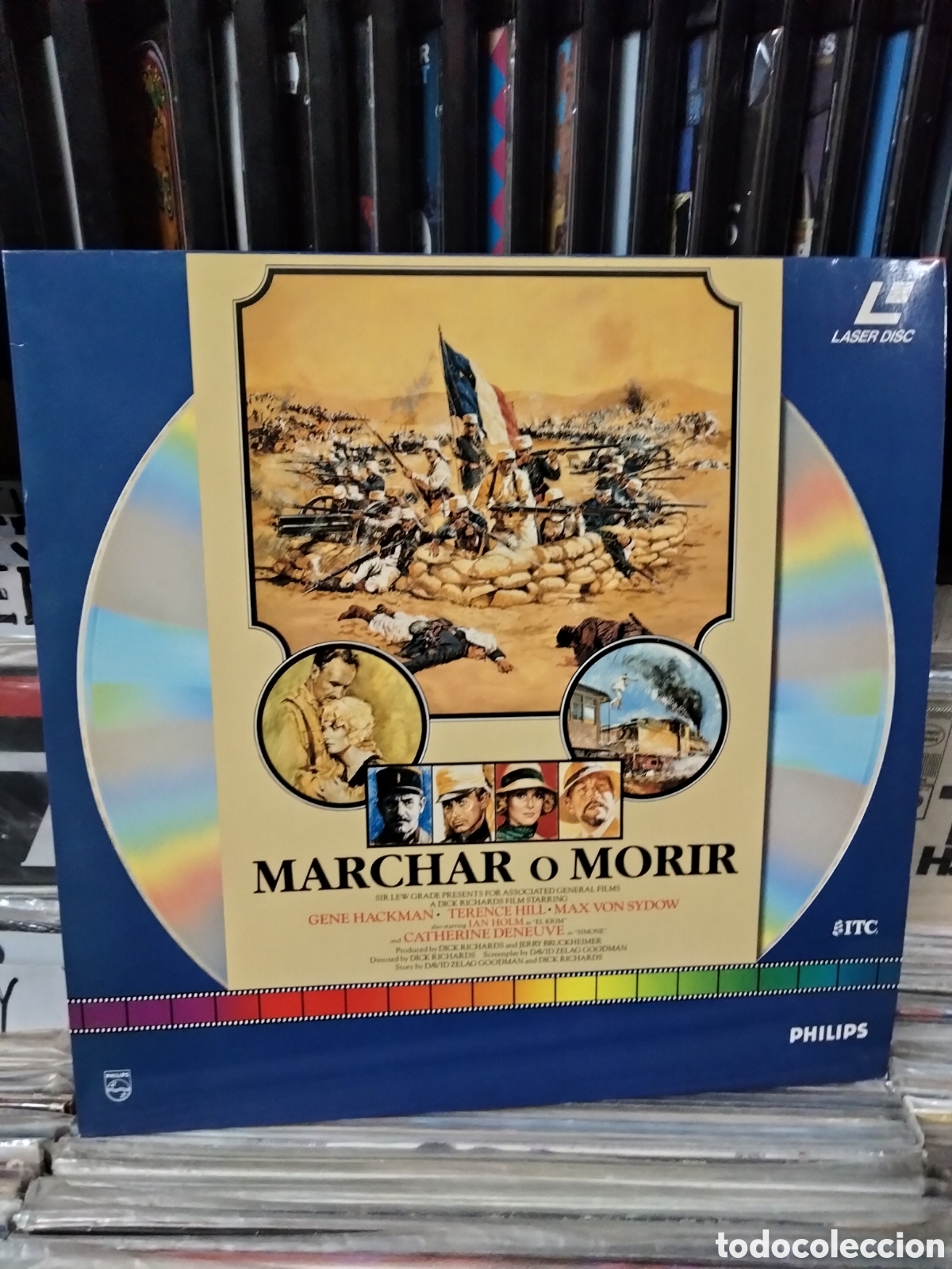 Cine: Marchar o morir laser disc terence hill