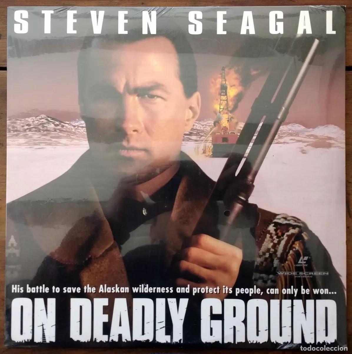 Cine: On Deadly Ground 1994 Laserdisc NTSC Laser Disc USA Steven Seagal Nuevo Precintado Michael Caine