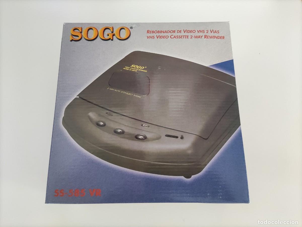 Cinema: Rebobinador de video VHS 2 v&iacute;as SOGO SS-585 VR Nuevo