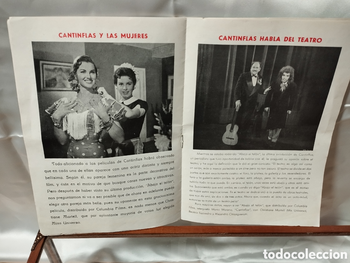 Cine: CINE CANTINFLAS LIBRETO DATOS DEL ACTOR - Foto 4