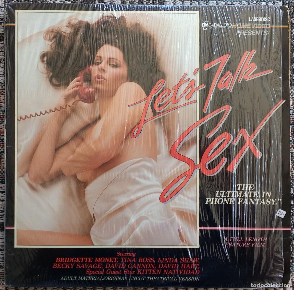 Cine: Let's Talk Sex 1983 Laserdisc NTSC Laser Disc USA XXX Bridgette Monet Tina Ross Kitten Natividad
