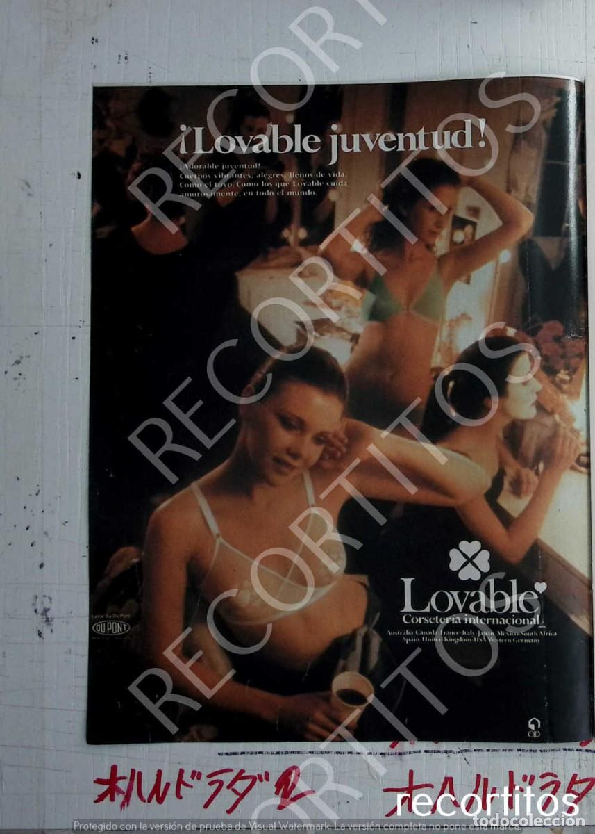 Cin&eacute;ma: LOVABLE LENCERIA ANUNCIO PUBLICIDAD
