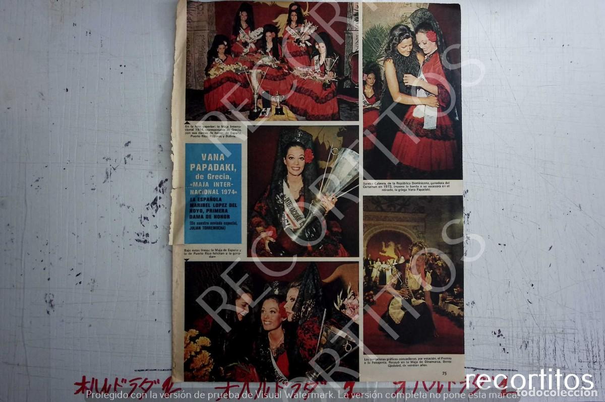 Cine: miss maja internacional vana papadaki 1974