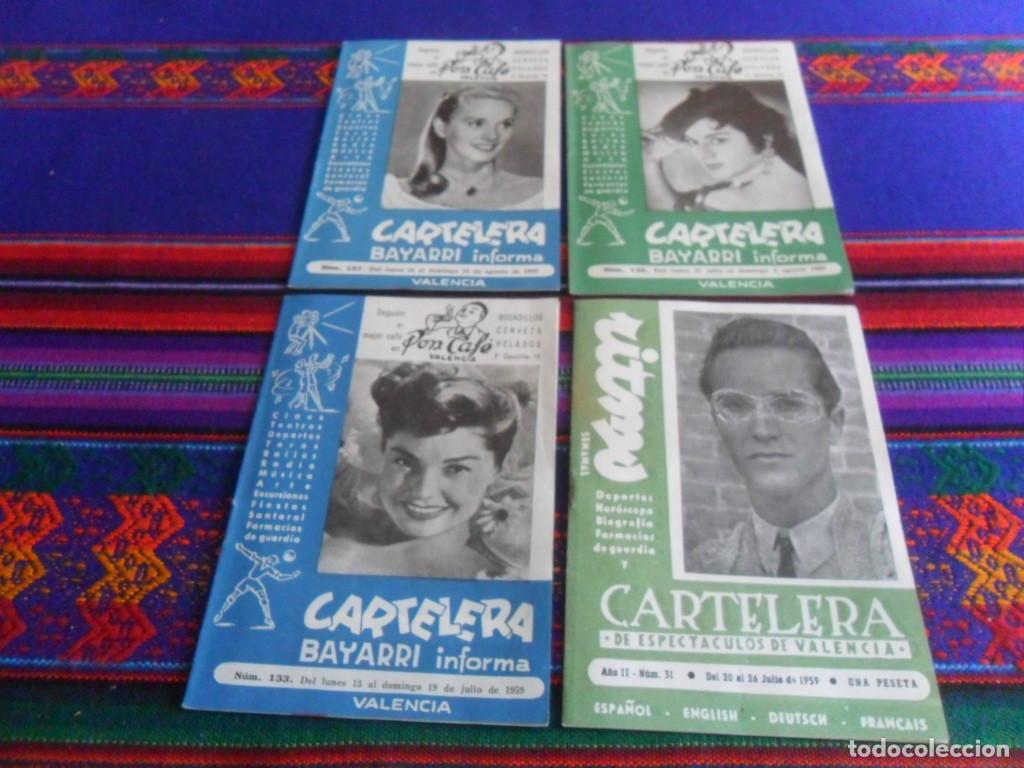 Cine: RITMO SEMANAL CARTELERA DE VALENCIA 31 133 ESTHER WILLIAMS 135 LOLA FLORES 137 EVA MARIE SAINT. 1959
