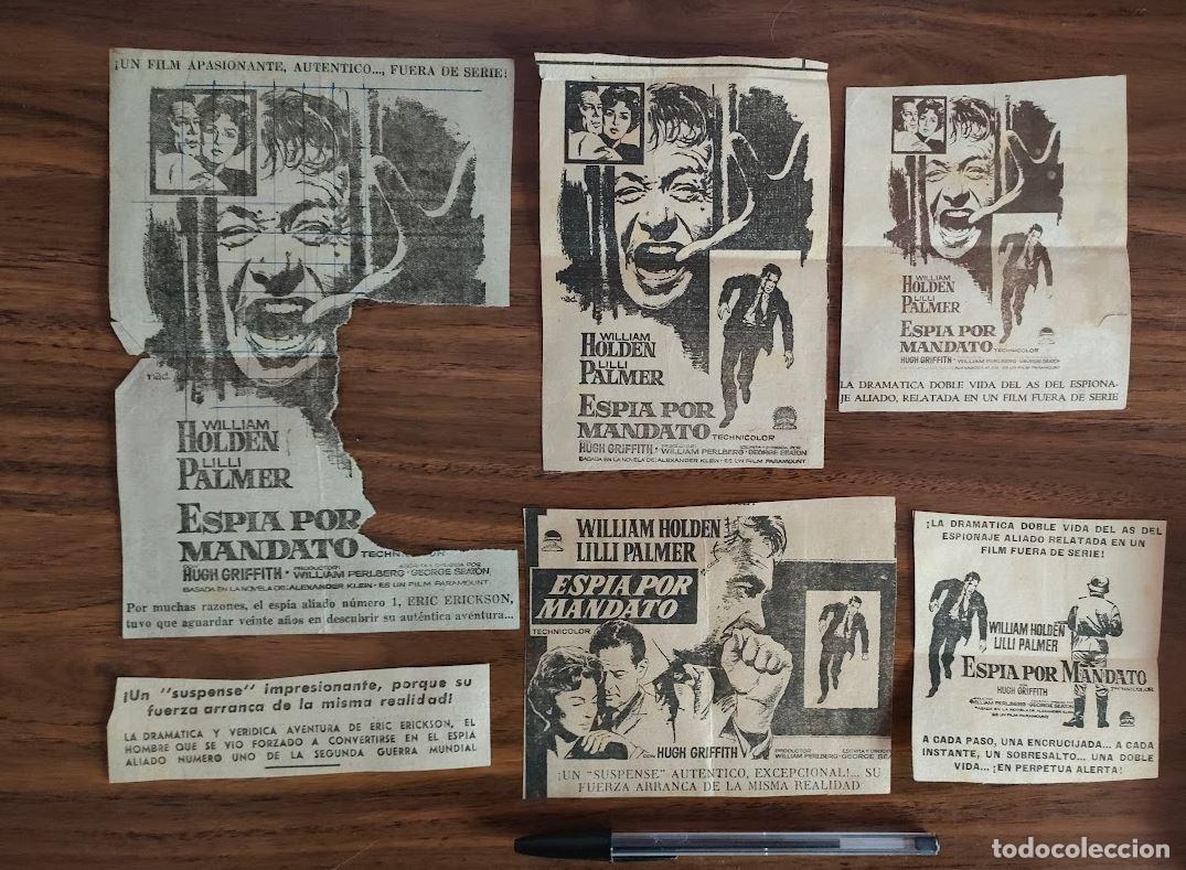 Kino: RECORTES DE PRENSA CINE- ESPIA POR MANDATO, WILLIAM HOLDEN, LILI PALMER