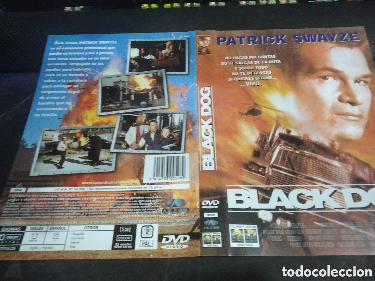 Cinema: Car&aacute;tula black dog dvd