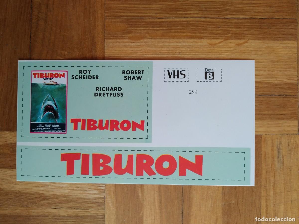 Cinema: PEGATINA PELICULA TIBURON JAWS STEVEN SPIELBERG