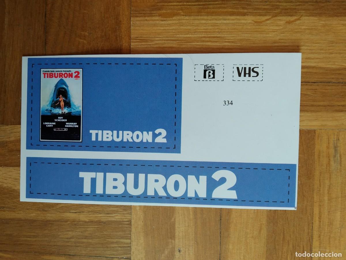 Cinema: PEGATINA PELICULA TIBURON 2. JAWS 2