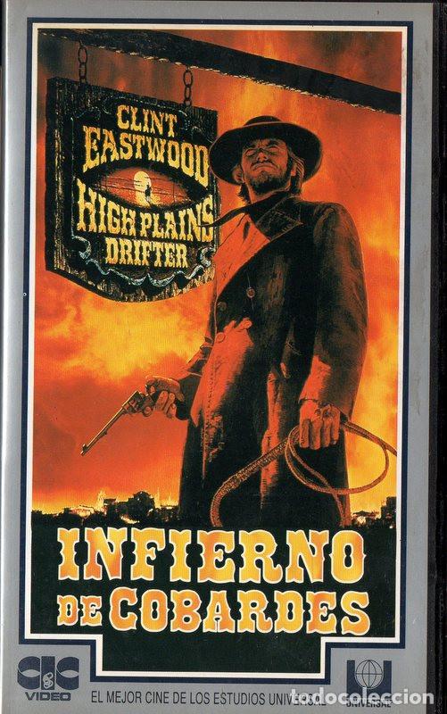 Cinema: Caja y car&aacute;tula originales Infierno de cobardes VHS (NO CINTA)