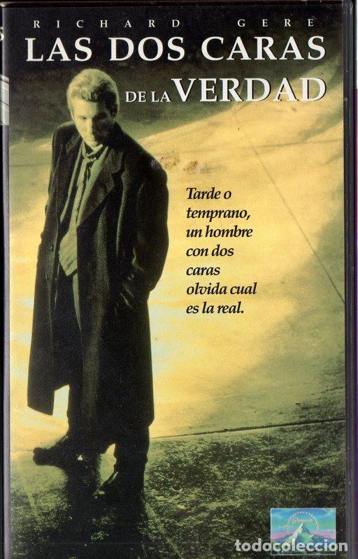 Cinema: Caja y car&aacute;tula originales Las dos caras de la verdad VHS (NO CINTA)