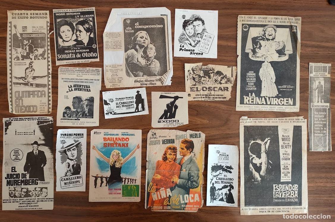 Kino: RECORTES ORIGINALES DE PRENSA CINE- VARIADO, VER FOTO