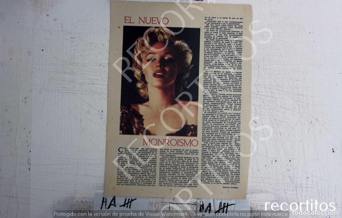 Cine: MARILYN MONROE - Foto 1