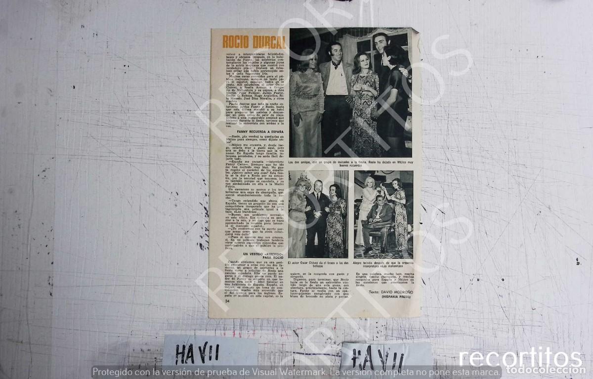 Cine: ROCIO DURCAL FANNY CANO